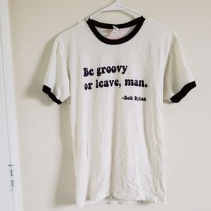 Bob Dylan ringer t-shirt